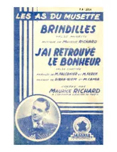 download the accordion score J'ai retrouvé le bonheur (Créée par : Maurice Richard) (Orchestration) (Valse Chantée) in PDF format