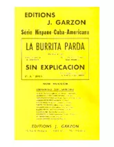 télécharger la partition d'accordéon La Burrita Parda (Ma mule à moi) (Orchestration Complète) (Cha Cha) au format PDF