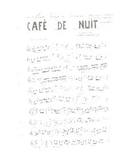 télécharger la partition d'accordéon Café de nuit (Valse Moderne) au format PDF