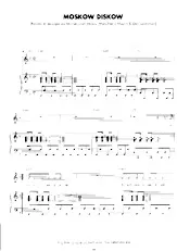 télécharger la partition d'accordéon Moskow Diskow (Chant : Telex) (Disco) au format PDF