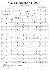 télécharger la partition d'accordéon Valse romantique (Valse Chantée) au format PDF