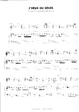 descargar la partitura para acordeón J'veux du soleil (Chant : Au p'tit bonheur) (Pop) en formato PDF