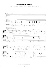 télécharger la partition d'accordéon Laisse moi jouer (Chant : P S Y) (Funk) au format PDF