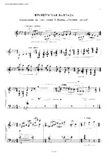 descargar la partitura para acordeón Ballade Française sur le thème : Les feuilles mortes de Kosma en formato PDF