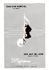 download the accordion score Sax alt in love (Arrangement : Jorge Matéro) (Orchestration Complète) (Cha Cha Cha) in PDF format