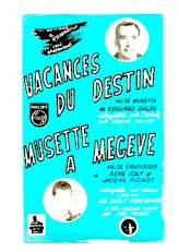 télécharger la partition d'accordéon Vacances du destin (Valse Musette) au format PDF