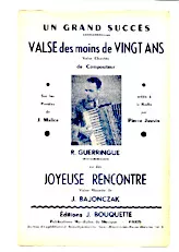 télécharger la partition d'accordéon Joyeuse Rencontre (Valse) au format PDF