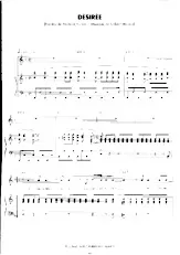 download the accordion score Désirée (Pop) in PDF format