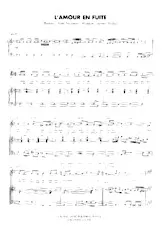 download the accordion score L'amour en fuite (Pop) in PDF format