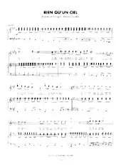 télécharger la partition d'accordéon Rien qu'un ciel (Chant : Il Etait Une Fois) (Pop) au format PDF