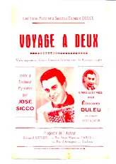 descargar la partitura para acordeón Voyage à deux (Créée par : José Sicco) (Valse Moderne) en formato PDF