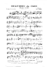 télécharger la partition d'accordéon Becerro de oro (Toro d'or) (Orchestration Complète) (Paso Doble) au format PDF