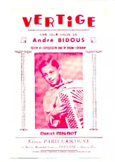 télécharger la partition d'accordéon Vertige (Créée : Daniel Mignot) (Valse) au format PDF