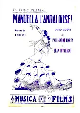 scarica la spartito per fisarmonica Manuella l'Andalouse (Orchestration Complète) (Paso Doble) in formato PDF