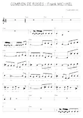 download the accordion score Combien de roses (Relevé) in PDF format