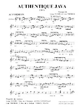 download the accordion score Authentique Java in PDF format
