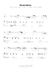 descargar la partitura para acordeón Palais Royal (Pop) en formato PDF