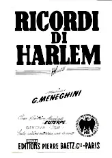 download the accordion score Ricordi di Harlem (Orchestration) (Blues) in PDF format