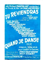 download the accordion score Quand je danse (Orchestration) (Valse) in PDF format