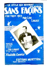 télécharger la partition d'accordéon Sans façons (Orchestration) (Fox Style 1925) au format PDF