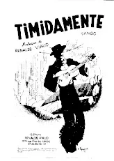 télécharger la partition d'accordéon Timidamente (Tango) au format PDF