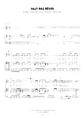 descargar la partitura para acordeón Faut pas rêver (Pop) en formato PDF