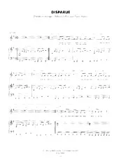 download the accordion score Disparue (Pop) in PDF format