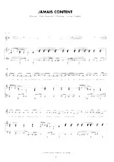 descargar la partitura para acordeón Jamais content (Pop) en formato PDF