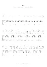 scarica la spartito per fisarmonica Oz (Chant : Lio) (Disco) in formato PDF