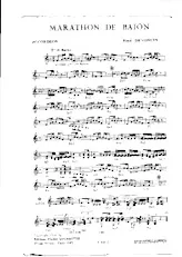 descargar la partitura para acordeón Marathon de Baïon (Baïao) en formato PDF