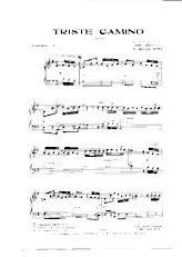 télécharger la partition d'accordéon Triste Camino (Bandonéon A + B) (Orchestration) (Tango Typique) au format PDF