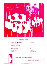 download the accordion score Negro Sol (Arrangement : Pépé Luiz) (Orchestration) (Boléro Cha Cha) in PDF format