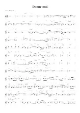 scarica la spartito per fisarmonica Donne moi (Slow Rock) (Relevé) in formato PDF