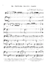 download the accordion score Ma première biguine partie (Chant : La Compagnie Créole) in PDF format