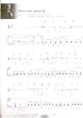 download the accordion score Avec ces yeux là (Pop) in PDF format