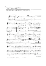 télécharger la partition d'accordéon Chez Laurette (Valse Lente) au format PDF