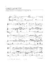 descargar la partitura para acordeón Chez Laurette (Valse Lente) en formato PDF