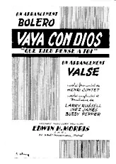 télécharger la partition d'accordéon Vaya con Dios (Que Dieu pense à toi) (Valse / Boléro) au format PDF