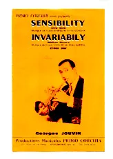 scarica la spartito per fisarmonica Sensibility (Sensibilité) (Créé par : Georges Jouvin) (Orchestration) (Slow Rock) in formato PDF