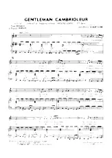 télécharger la partition d'accordéon Gentleman Cambrioleur (Indicatif du feuilleton télévisé : Arsène Lupin) (Chant : Jacques Dutronc) (Slow Jerk) au format PDF