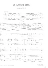 download the accordion score Je marche seul (Pop) in PDF format