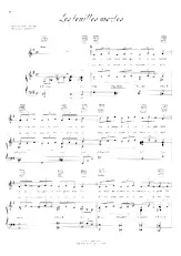 descargar la partitura para acordeón Les feuilles mortes (Chant : Yves Montand) (Slow) en formato PDF