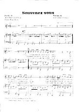 scarica la spartito per fisarmonica Souvenez Vous (Pop) in formato PDF