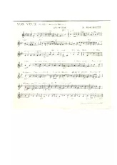 download the accordion score Vos yeux (Rumba) in PDF format