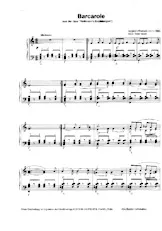 descargar la partitura para acordeón Barcarole (Arrangement : Walter Maurer) en formato PDF