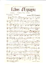 scarica la spartito per fisarmonica Echos d'Espagne (Paso Doble) in formato PDF