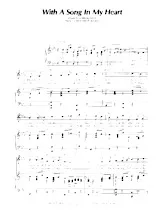 descargar la partitura para acordeón With A Song In My Heart en formato PDF