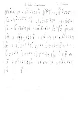 télécharger la partition d'accordéon P'tits zoiseaux (Manuscrite) au format PDF