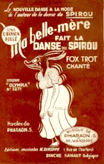 télécharger la partition d'accordéon Ma belle mère fait la danse du Spirou (Fox Trot Chanté) au format PDF