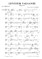 descargar la partitura para acordeón Lenteur Valsante (Boston) en formato PDF